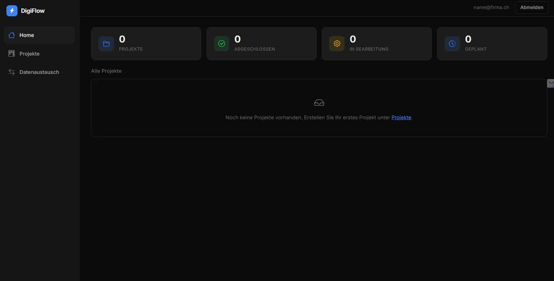 DigiFlow Landingpage