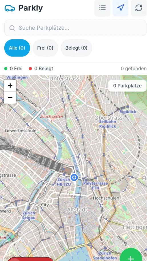Parkly Parkplatz-Finder