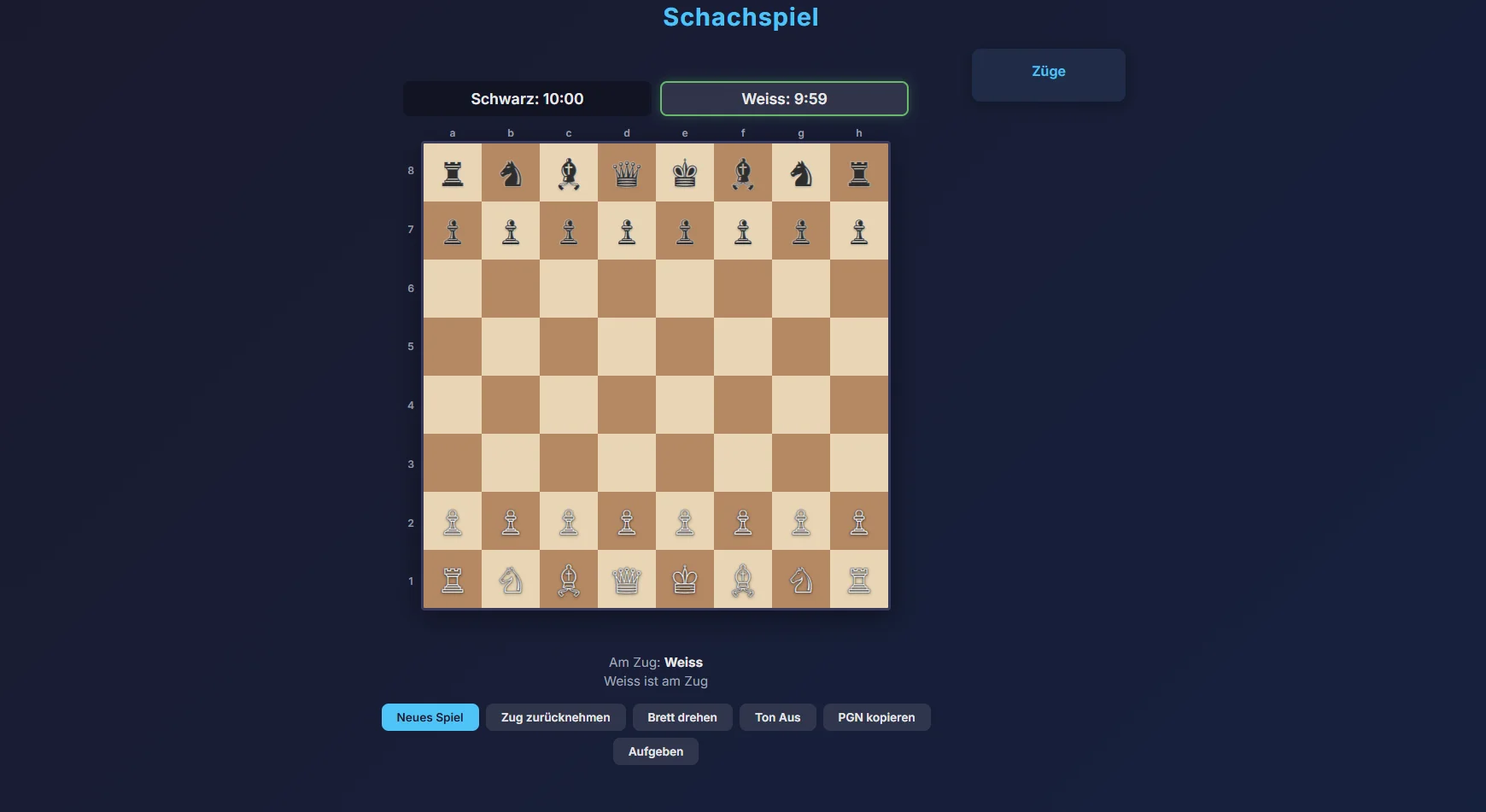 Schachspiel – Online Chess